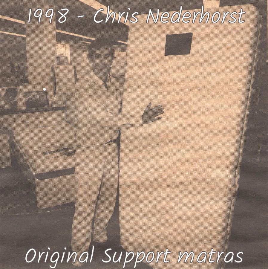 Krantenknipsel Chris Nederhorst 1998