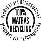 100% matrasrecycling via retourmatras