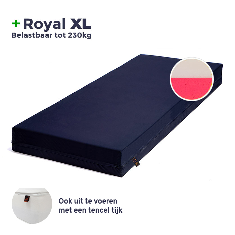 Royal Xl Matras, extra stevig voor zware mensen